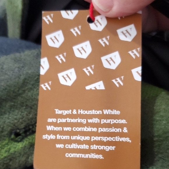 Houston White Green and Black Plaid Lightweight Shirt Jacket Medium - Picture 14 of 14